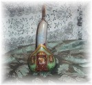 Handpainted Gourd Birdhouse